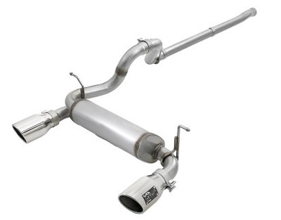aFe Rebel Series 2.5in 409 SS Cat-Back Exhaust w/ Polished Tips 18-19 Jeep Wrangler (JL) V6 3.6L 49-48076-P aFe Rebel Series 2.5in 409 SS Cat-Back Exhaust w/ Polished Tips 18-19 Jeep Wrangler (JL) V6 3.6L 49-48076-P