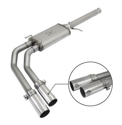 aFe Rebel Series CB 3in Middle Side Exit SS Exht w/Polish Tips 09-16 Chevy Silverado/GMC Sierra 1500 49-44062-P aFe Rebel Series CB 3in Middle Side Exit SS Exht w/Polish Tips 09-16 Chevy Silverado/GMC Sierra 1500 49-44062-P