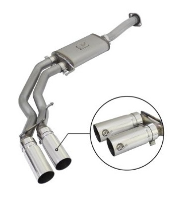 aFe Rebel Exhausts 3in SS Cat-Back 15-16 Ford F-150 EcoBoost V6 2.7/3.5L V8 5.0L w/ Polished Tips 49-43081-P aFe Rebel Exhausts 3in SS Cat-Back 15-16 Ford F-150 EcoBoost V6 2.7/3.5L V8 5.0L w/ Polished Tips 49-43081-P
