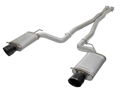 aFe Mach Force-Xp 3in CB Stainless Steel Dual Exhaust System w/ Black Tips 09-15 Cadillac CTS-V 49-34063-B aFe Mach Force-Xp 3in CB Stainless Steel Dual Exhaust System w/ Black Tips 09-15 Cadillac CTS-V 49-34063-B