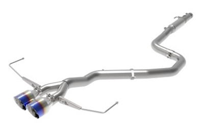 aFe Takeda Exhaust Cat-Back 19-20 Hyundai Veloster 304SS Blue Flame Dual Tips Exhaust 49-37011-L