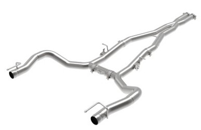 aFe MACH Force-Xp 3in 304 SS Cat-Back Exhaust 15-20 Dodge Charger Hellcat V8-6.2L/6.4L w/o Muffler 49-32070NM aFe MACH Force-Xp 3in 304 SS Cat-Back Exhaust 15-20 Dodge Charger Hellcat V8-6.2L/6.4L w/o Muffler 49-32070NM