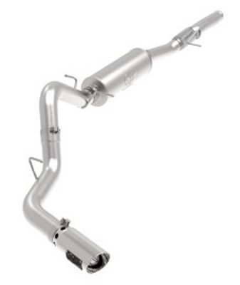 aFe Apollo GT Series 4in 409SS Cat Back Exh System Polished Tip 14-18GM Silverado 1500 V8-6.2L 49-44116-P