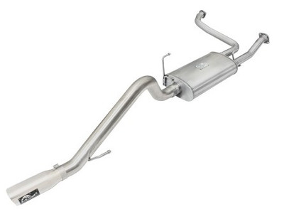 aFe MACHForce XP Exhaust Cat-Back 2.5/3in SS-409 w/ Polished Tip 05-15 Nissan Xterra V6 4.0L 49-46110-P