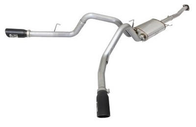 aFe MACHForce XP Exhaust 3in SS Dual Side Exit CB w/ Black Tips 15 Ford F150 Ecoboost V6-2.7L/3.5L 49-43070-B aFe MACHForce XP Exhaust 3in SS Dual Side Exit CB w/ Black Tips 15 Ford F150 Ecoboost V6-2.7L/3.5L 49-43070-B