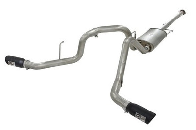 aFe MACHForce XP Exhaust 3in SS Dual Side Exit CB w/ Black Tips 11-14 Ford F150 EcoBoost V6-3.5L TT 49-43056-B aFe MACHForce XP Exhaust 3in SS Dual Side Exit CB w/ Black Tips 11-14 Ford F150 EcoBoost V6-3.5L TT 49-43056-B