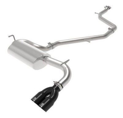 aFe Takeda 18-21 Toyota C-HR 2.0L 2.5in 304 Stainless Steel Cat-Back Exhaust w/ Black Tip 49-36044-B
