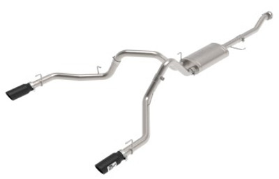 aFe Vulcan 3in 304 SS Cat-Back Exhaust 2021 Ford F-150 V6 2.7L/3.5L (tt)/V8 5.0L w/ Black Tips 49-33127-B aFe Vulcan 3in 304 SS Cat-Back Exhaust 2021 Ford F-150 V6 2.7L/3.5L (tt)/V8 5.0L w/ Black Tips 49-33127-B