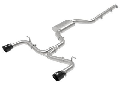 aFe MACHForce XP 3in-2.5in SS Exhaust Cat-Back 18-19 Volkswagen GTI (MK7.5) L4-2.0L (t) - Black 49-36422-B aFe MACHForce XP 3in-2.5in SS Exhaust Cat-Back 18-19 Volkswagen GTI (MK7.5) L4-2.0L (t) - Black 49-36422-B