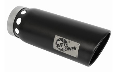aFe MACHForce XP Cat-Back SS-304 5in Interooled Exhaust Tip 5in In x 6in Outx16inL Bolt-On Right Blk 49T50601-B161