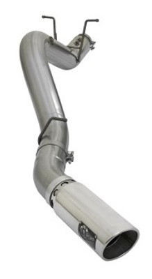 aFe LARGE BORE HD 5in 409-SS DPF-Back Exhaust w/Polished Tip 2017 GM Duramax V8-6.6L (td) L5P 49-44085-P aFe LARGE BORE HD 5in 409-SS DPF-Back Exhaust w/Polished Tip 2017 GM Duramax V8-6.6L (td) L5P 49-44085-P