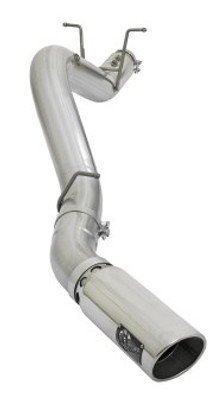aFe ATLAS 5in DPF-Back Aluminized Steel Exhaust System w/Polished Tips 2017 GM Duramax 6.6L (td) L5P 49-04085-P aFe ATLAS 5in DPF-Back Aluminized Steel Exhaust System w/Polished Tips 2017 GM Duramax 6.6L (td) L5P 49-04085-P