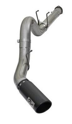 aFe Large Bore-HD 5in DPF Back 409 SS Exhaust System w/Black Tip 2017 Ford Diesel Trucks V8 6.7L(td) 49-43090-B aFe Large Bore-HD 5in DPF Back 409 SS Exhaust System w/Black Tip 2017 Ford Diesel Trucks V8 6.7L(td) 49-43090-B