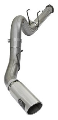 aFe LARGE BORE HD 5in 409-SS DPF-Back Exhaust w/Polished Tip 2017 Ford Diesel Trucks V8 6.7L (td) 49-43090-P aFe LARGE BORE HD 5in 409-SS DPF-Back Exhaust w/Polished Tip 2017 Ford Diesel Trucks V8 6.7L (td) 49-43090-P