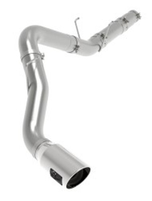 aFe LARGE BORE HD 5in 409-SS DPF-Back Exhaust w/Pol Tip 19-20 Ram Diesel Trucks L6-6.7L (td) 49-42078-P