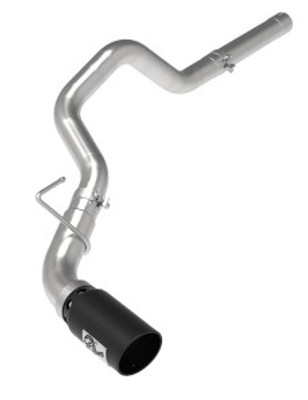 aFe LARGE BORE HD 3in 409-SS DPF-Back Exhaust w/Black Tip 14-18 RAM 1500 EcoDiesel V6-3.0L (td) 49-42065-B