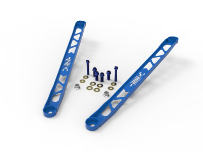 aFe CONTROL 304 Stainless Steel Front Suspension Strut Brace Blue - Toyota GR Supra (A90) 20-22 450-721003-L aFe CONTROL 304 Stainless Steel Front Suspension Strut Brace Blue - Toyota GR Supra (A90) 20-22 450-721003-L