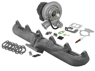 aFe Power Bladerunner Turbocharger w/ Exhaust Manifold  98.5-02 Dodge Diesel Trucks L6-5.9 (td) 46-60060-MB