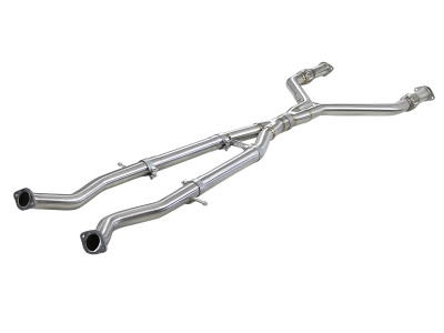 aFe Takeda 2.5in to 3in 304 SS Y-Pipe Exhaust System 14-22 Infiniti Q50/Q60 V6-3.0L (tt) 49-36131