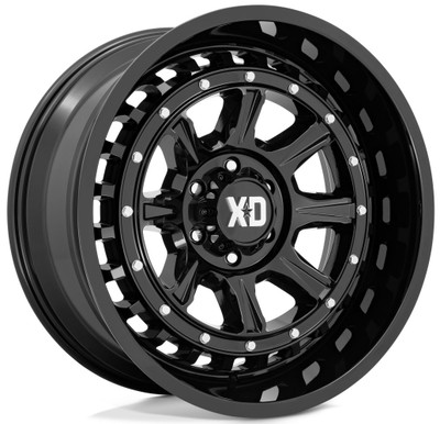 (Clearance - No Returns) 20x10 XD Series XD866 Gloss Black 5x5/127 -18mm (Clearance - No Returns) 20x10 XD Series XD866 Gloss Black 5x5/127 -18mm