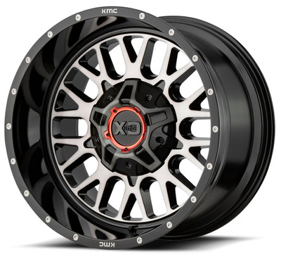 20x9 XD Series XD842 Snare Gloss Black w/ Gray Tint 5x5/127 5x5.5/139.7 0mm