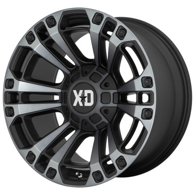 (Clearance) 20x9 XD Series XD851 Monster 3 Satin Black w/ Grey Tint 6x135 6x5.5/139.7 0mm (Clearance) 20x9 XD Series XD851 Monster 3 Satin Black w/ Grey Tint 6x135 6x5.5/139.7 0mm