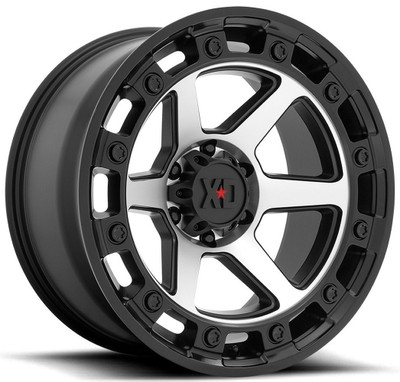 (Clearance - No Returns) 20x10 XD Series XD862 Raid Satin Black Machined 6x135 -18mm