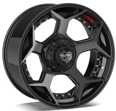 (Clearance - No Returns) 22x12 4Play Off-Road 4P50 Brushed Black (* May Require Trimming) 8x170 -44mm (Clearance - No Returns) 22x12 4Play Off-Road 4P50 Brushed Black (* May Require Trimming) 8x170 -44mm