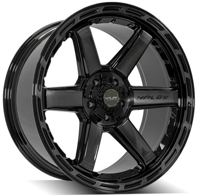 22x12 4Play Off-Road 4P63 Brushed Black (* May Require Trimming) 5x5.5/139.7 5x5/127 -44mm