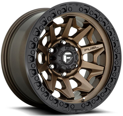20x9 Fuel Off-Road Covert Bronze w/ Black Lip D696 6x5.5/139.7 20mm