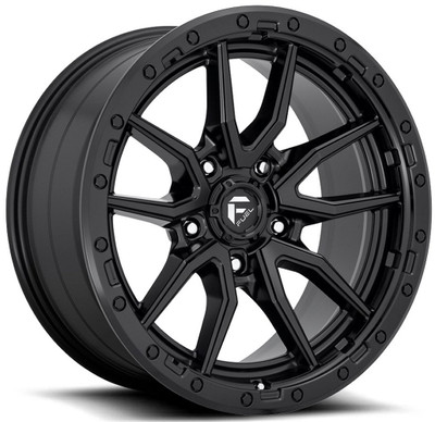18x9 Fuel Off-Road Rebel 5 Matte Black D679 (5 Lug) 5x5.5/139.7 -12mm