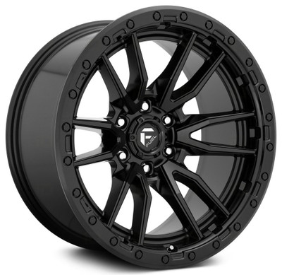 20x10 Fuel Off-Road Rebel 6 Matte Black D679 (6 Lug) 6x5.5/139.7 -18mm