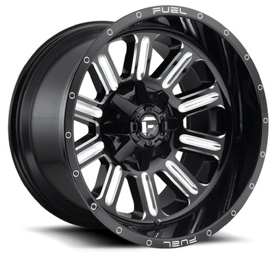 18x9 Fuel Off-Road Hardline Gloss Black Milled D620 8x180 20mm