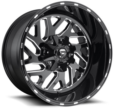 20X10 Fuel Off-Road Triton Black Milled D581 8x170 -18mm