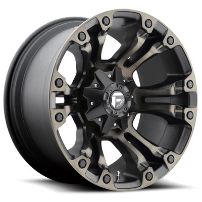 18x9 Fuel Off-Road Vapor Black Machined w/ Tint D569 8x180 20mm