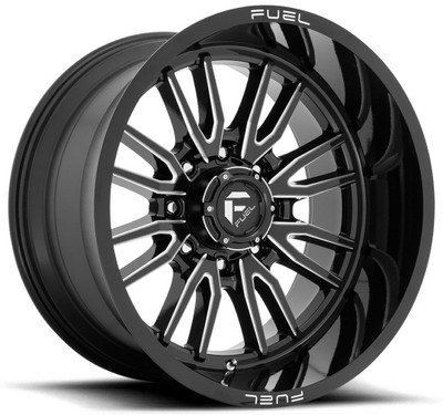 22x12 Fuel Off-Road Clash 8 Gloss Black Milled D761 (* May Require Trimming) 8x170 -44mm 22x12 Fuel Off-Road Clash 8 Gloss Black Milled D761 (* May Require Trimming) 8x170 -44mm