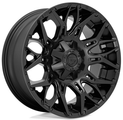 22x12 Fuel Off-Road Twitch Blackout D772 6x135 6x5.5/139.7 -44mm