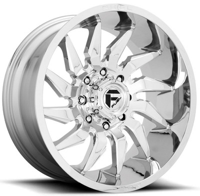 (Clearance - No Returns) 22x10 Fuel Off-Road Saber Chrome D743 8x180 -18mm (Clearance - No Returns) 22x10 Fuel Off-Road Saber Chrome D743 8x180 -18mm