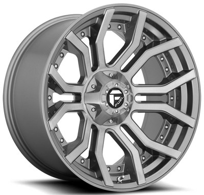 (Clearance - No Returns) 20x10 Fuel Off-Road Rage Platinum Tinted D713 8x180 -18mm (Clearance - No Returns) 20x10 Fuel Off-Road Rage Platinum Tinted D713 8x180 -18mm