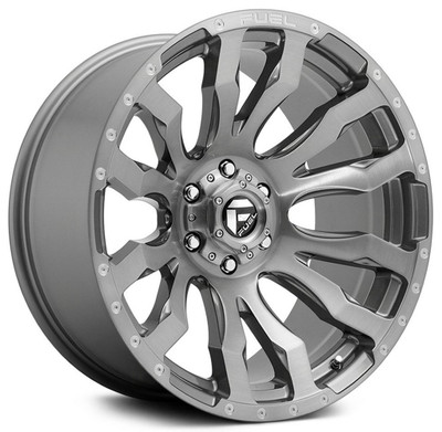 (Clearance - No Returns) 20x9 Fuel Off-Road Blitz Platinum Brushed & Tinted D693 5x5/127 1mm