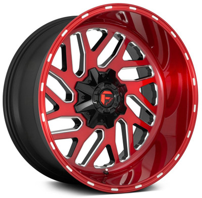 (Clearance - No Returns) 20x10 Fuel Off-Road Triton Candy Red Milled D691 8x170 -18mm (Clearance - No Returns) 20x10 Fuel Off-Road Triton Candy Red Milled D691 8x170 -18mm