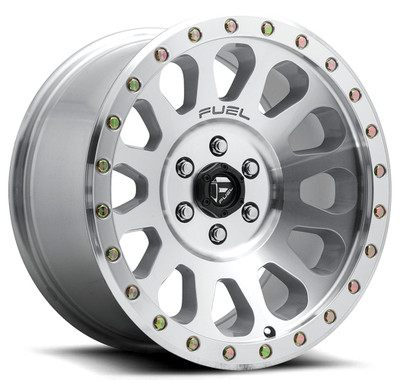 17x9 Fuel Off-Road Vector High Luster Polished D647 5x5/127 -12mm