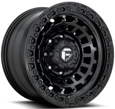 17x9 Fuel Off-Road Zephyr Matte Black D633 (Truck) 8x6.5/165 -12mm