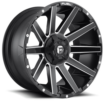 20x9 Fuel Off-Road Contra Matte Black Milled D616 6x120 6x5.5/139.7 19mm