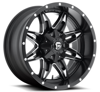 17x9 Fuel Off-Road Lethal Matte Black Milled D567 6x135 6x5.5/139.7 -12mm