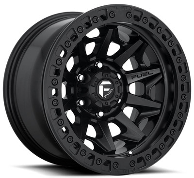 17x9 Fuel Off-Road Covert Beadlock Matte Black D114 6x5.5/139.7 -15mm 17x9 Fuel Off-Road Covert Beadlock Matte Black D114 6x5.5/139.7 -15mm