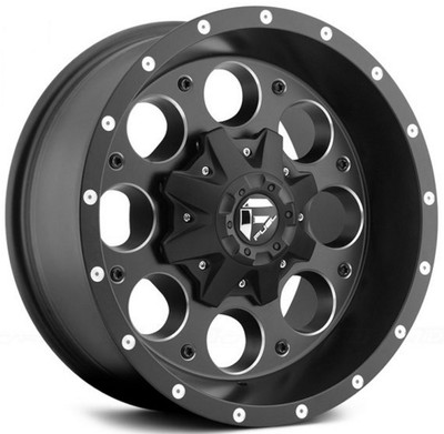 15x8 Fuel Off-Road Revolver Matte Black w/ Milled Accent D525 5x4.5/114.3 5x4.75/120.7 -18mm 15x8 Fuel Off-Road Revolver Matte Black w/ Milled Accent D525 5x4.5/114.3 5x4.75/120.7 -18mm