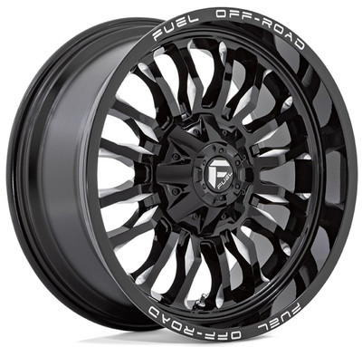 20x9 Fuel Off-Road ARC Gloss Black Milled D795 8x6.5/165 1mm