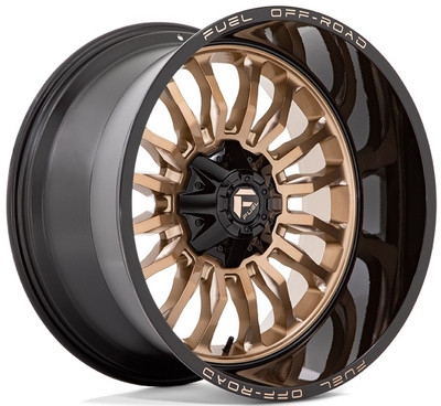 22x10 Fuel Off-Road Arc Platinum Bronze w/ Black Lip D797 8x180 -18mm 22x10 Fuel Off-Road Arc Platinum Bronze w/ Black Lip D797 8x180 -18mm