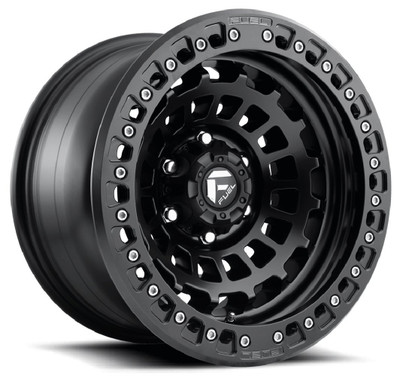 (Clearance - No Returns) 17x9 Fuel Off-Road Zephyr Beadlock Gloss Black w/ Matte Black Ring D101 5x150 -15mm (Clearance - No Returns) 17x9 Fuel Off-Road Zephyr Beadlock Gloss Black w/ Matte Black Ring D101 5x150 -15mm